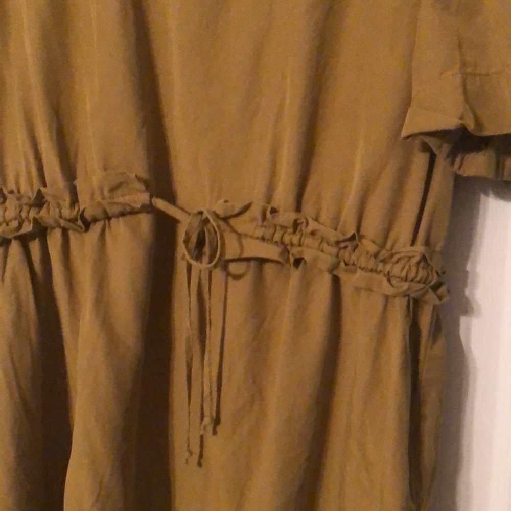 Zara short dress with tie at waist Sz xl - Picture 6 of 9